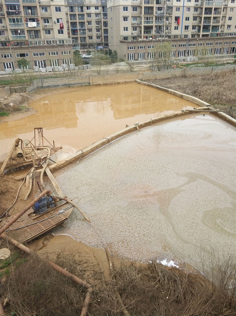 玉环沉淀池淤泥清理-厂区废水池淤泥清淤